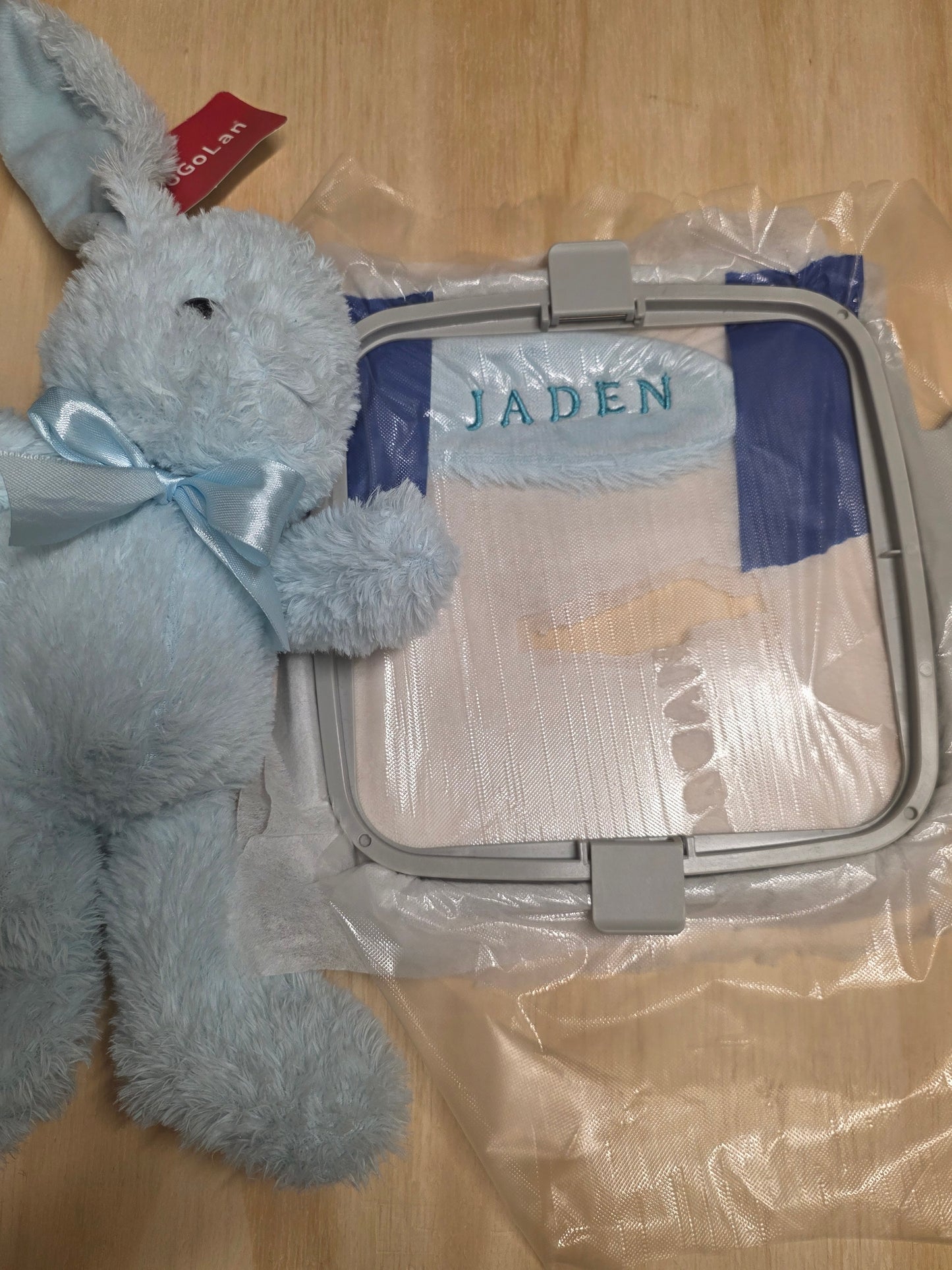 The Ultimate Personalized Keepsake: Custom Embroidered Easter Bunny