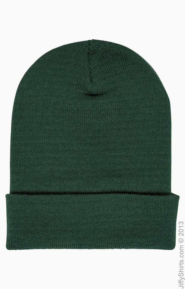 Custom Embroidery Beanie Hat Black with White Embroidery Premium Knit Material Personalized Style for Everyone