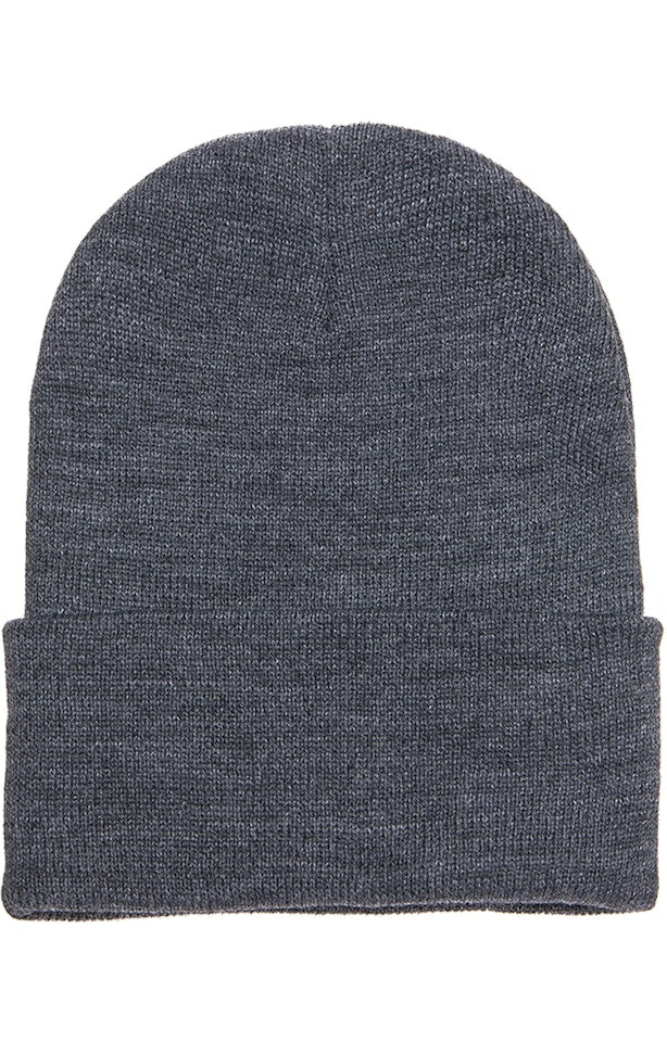 Custom Embroidery Beanie Hat Black with White Embroidery Premium Knit Material Personalized Style for Everyone